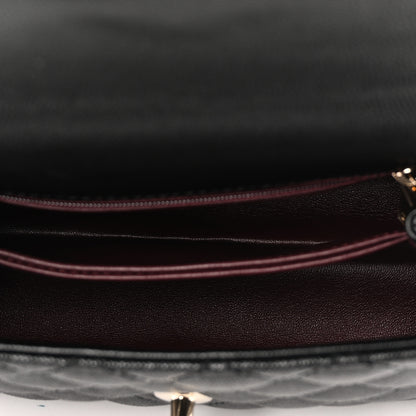 Chanel Caviar Quilted Mini Coco Handle Flap Black 5 of 11