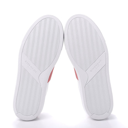 Givenchy Calfskin Band Logo Womens Urban Street Sneakers 36 White Red 6 of 11