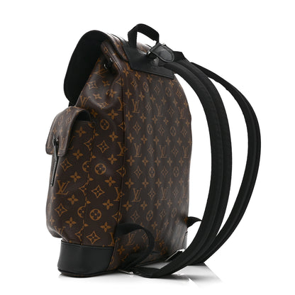 Louis Vuitton Monogram Macassar Christopher MM Backpack 3 of 9