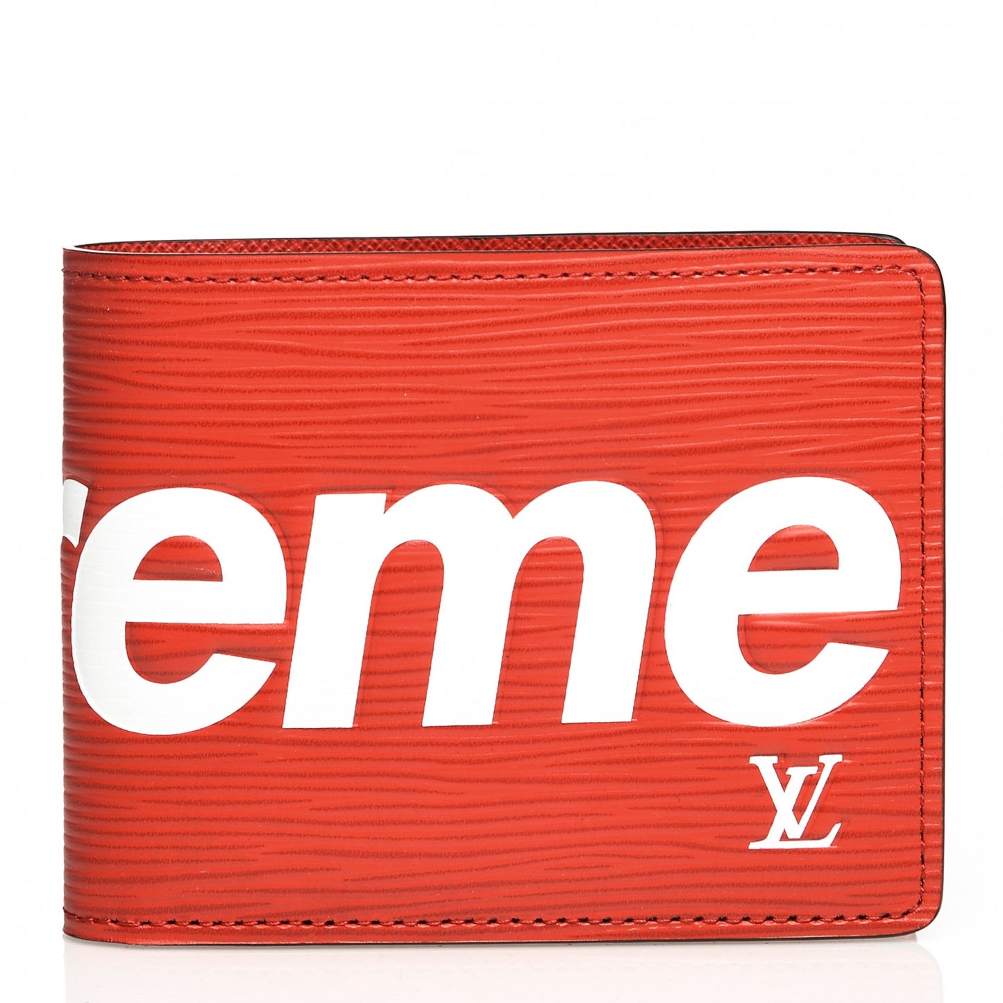 X SUPREME Epi Slender Wallet Red