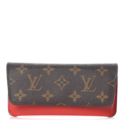 Louis Vuitton Monogram Woody Sunglass Case Rouge 1 of 8