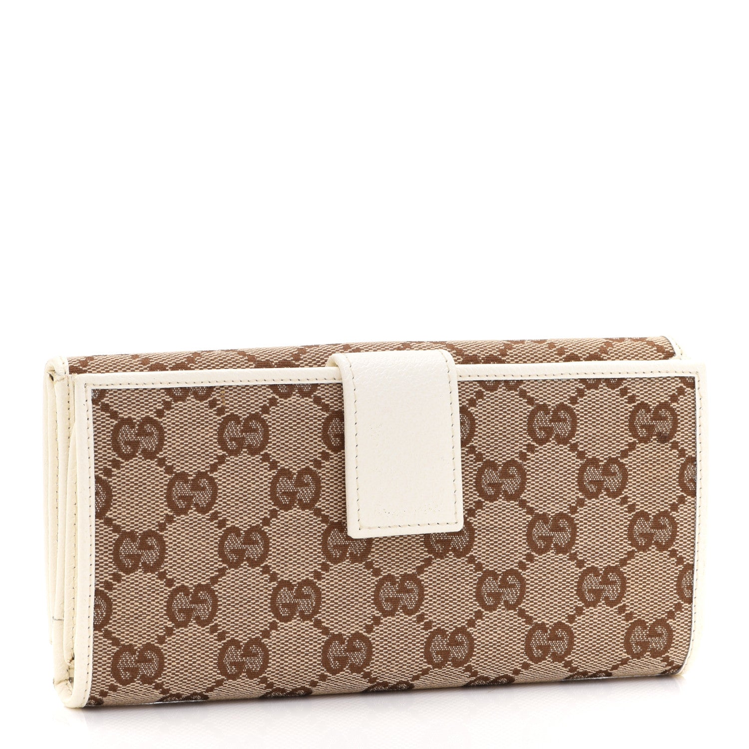 Gucci Monogram New Britt Continental Wallet Off White 3 of 13