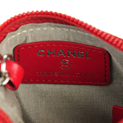 Chanel Caviar Timeless CC Key Holder Red 6 of 8