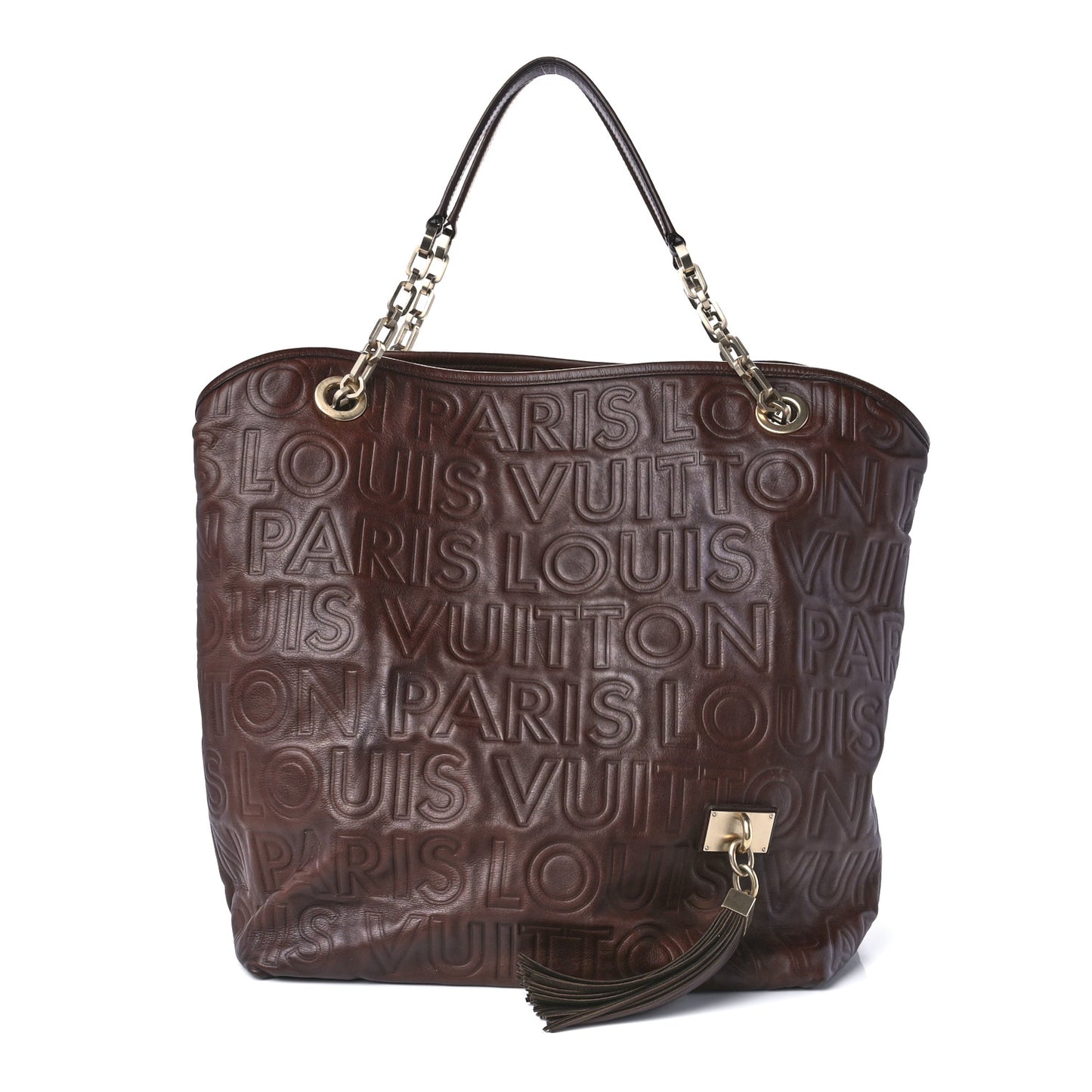 Monogram Paris Souple Whisper GM Chocolate