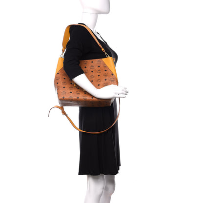 MCM Visetos Medium Klara Hobo Cognac Yellow 2 of 10