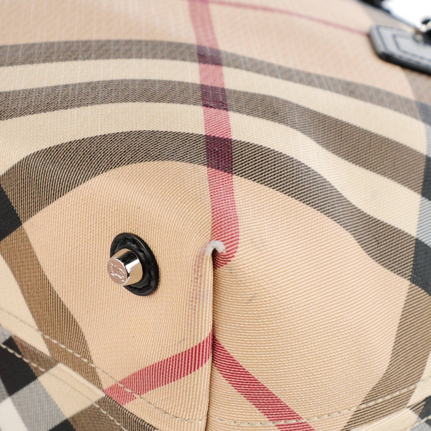 Nova Check Medium Tote Black