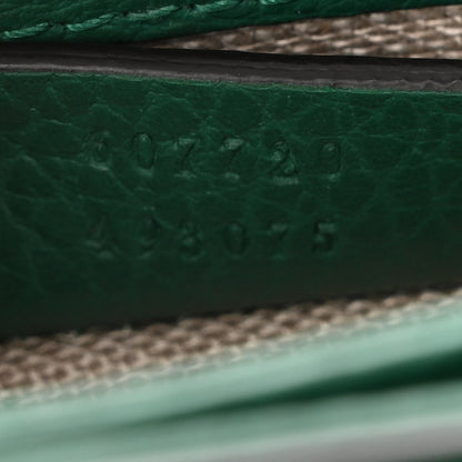 Gucci Dollar Calfskin Interlocking G Crossbody Bag Emerald 7 of 11