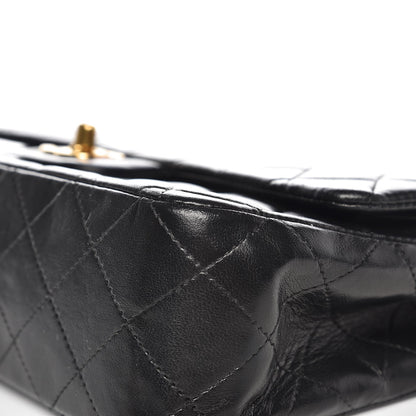 Chanel Lambskin Quilted Medium Double Flap Black 6 of 9