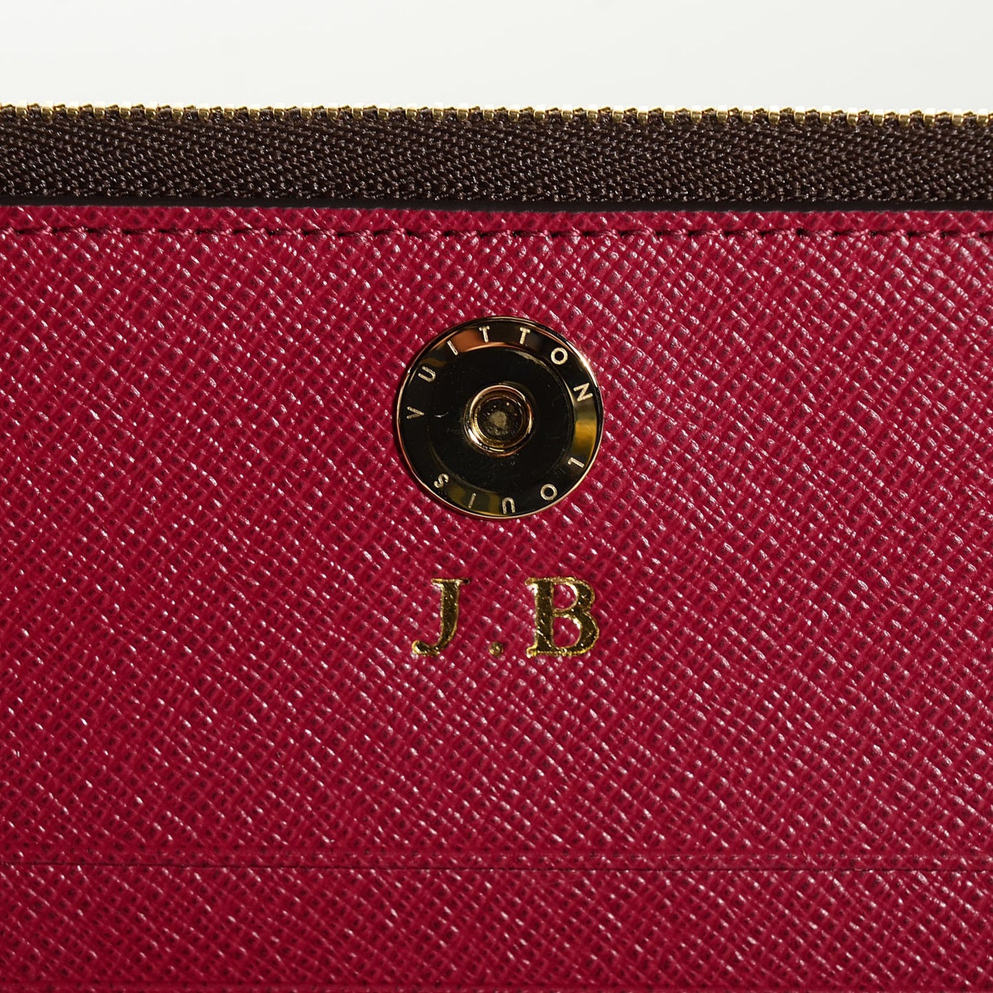Monogram Adele Compact Wallet Fuchsia