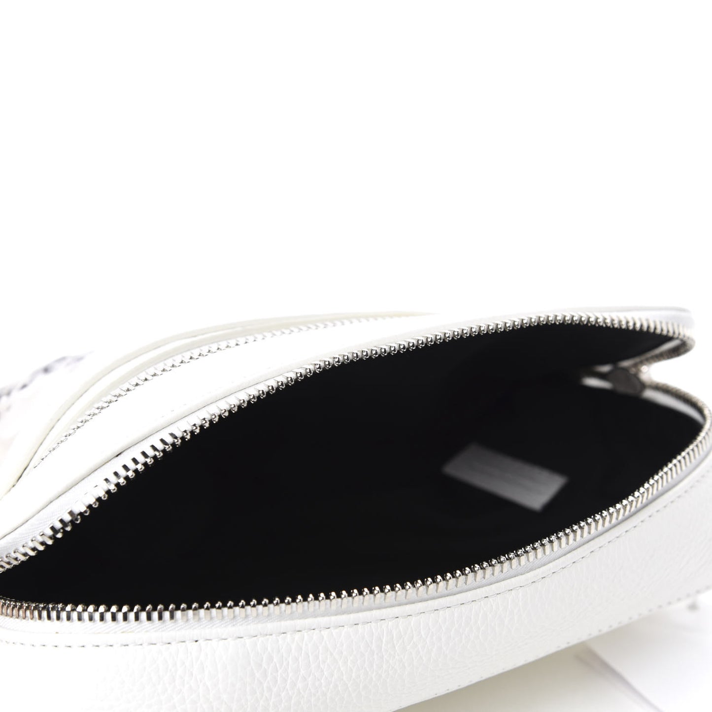 X DANIEL ARSHAM Grained Calfskin Safari Messenger Bag White