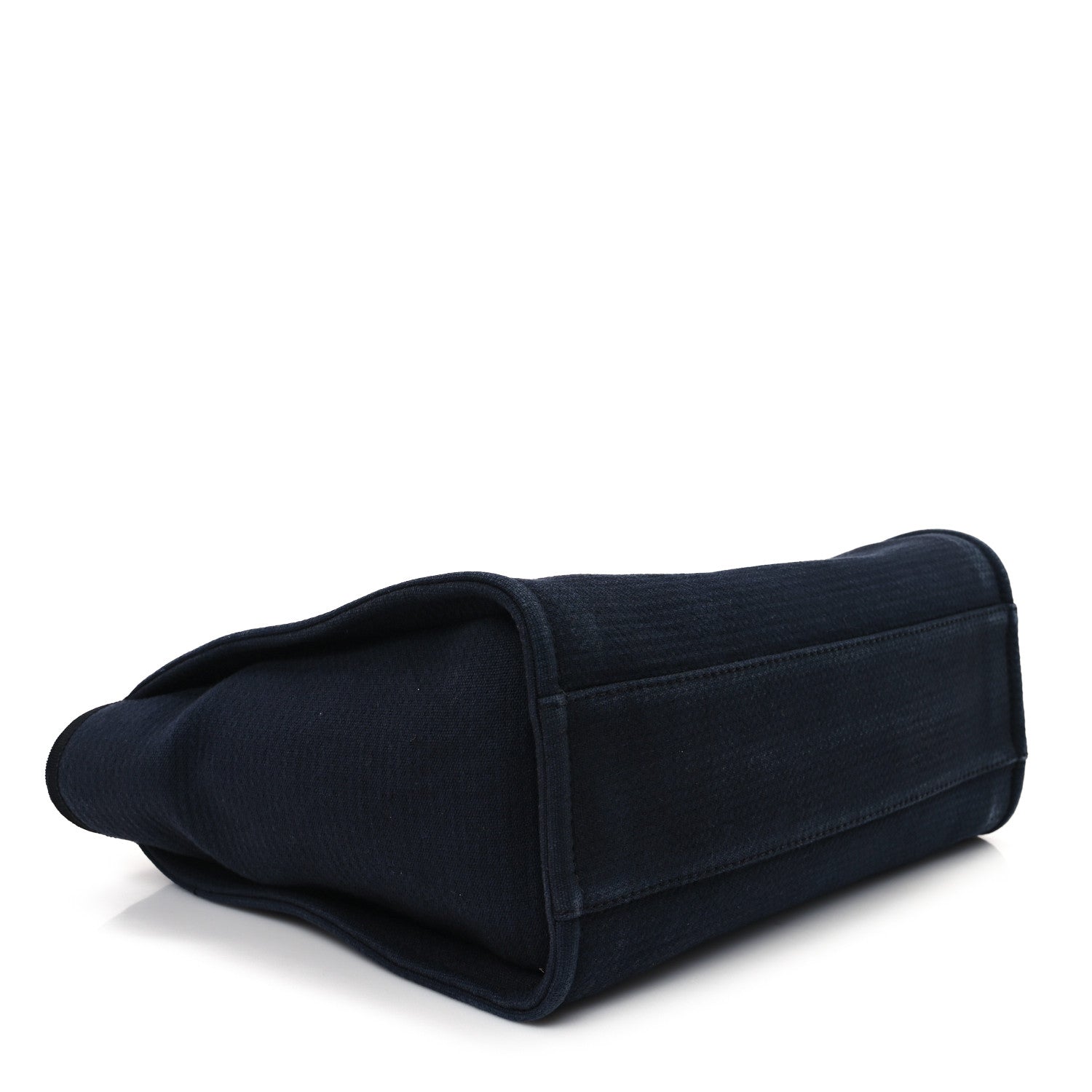 Chanel Mixed Fibers Small Deauville Tote Navy 5 of 13
