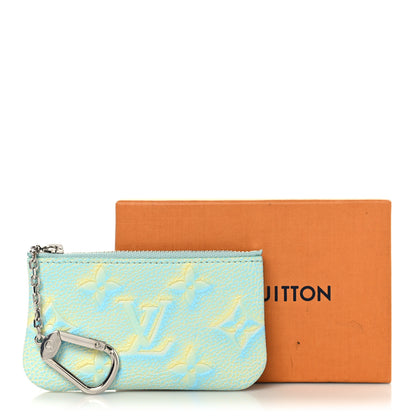 Louis Vuitton Empreinte Monogram Summer Stardust Key Pouch Water Green 7 of 7