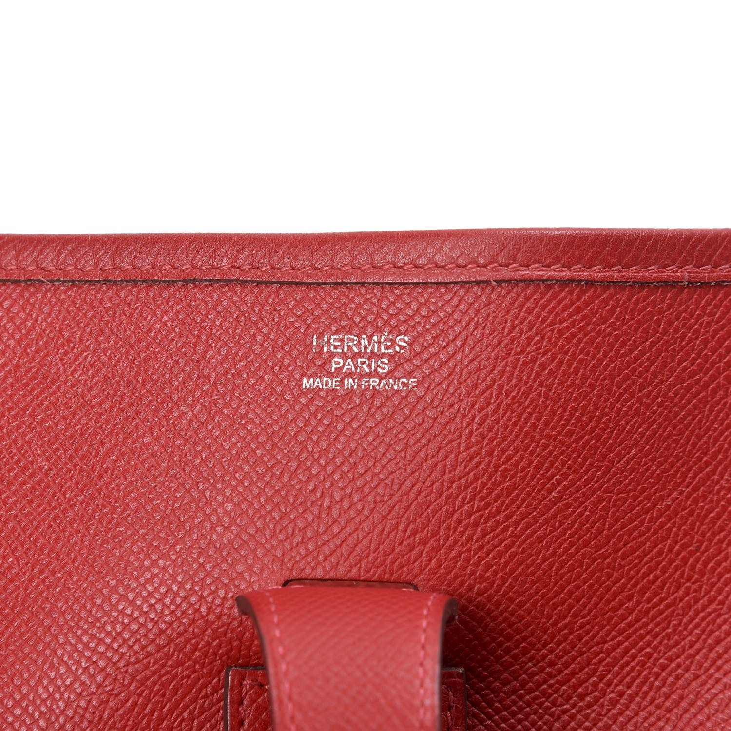Hermes Epsom Evelyne III GM Rouge Casaque 12 of 13