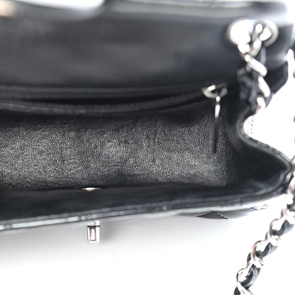 Chanel Patent Calfskin Quilted Mini Square Flap Black 5 of 9