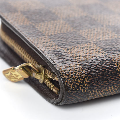 Louis Vuitton Damier Ebene Porte-Monnaie Zippy Wallet 5 of 9
