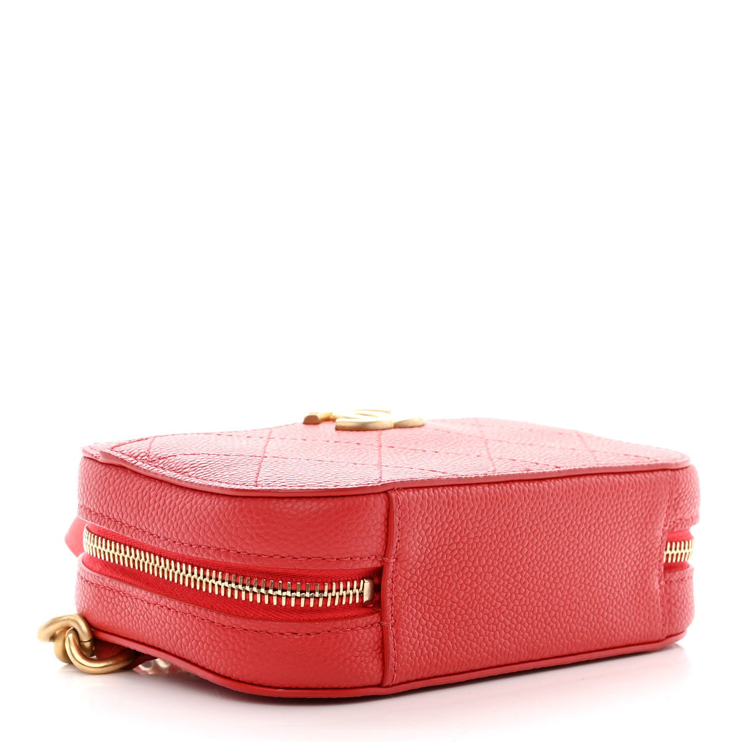Caviar Quilted Waist Bag Red
