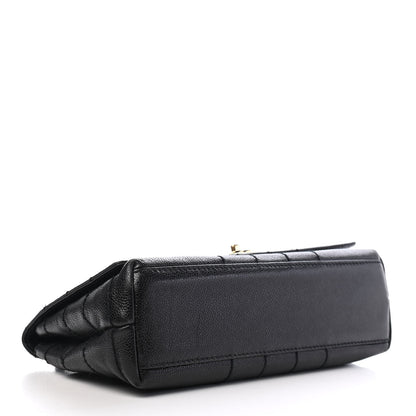 Chanel Caviar Square Stitched Small Flap Black 3 of 7