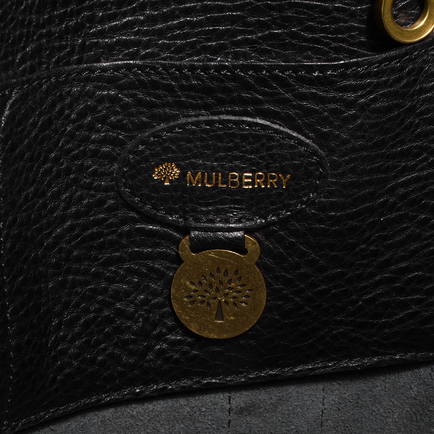 Mulberry Natural Leather Bayswater Black 6 of 10