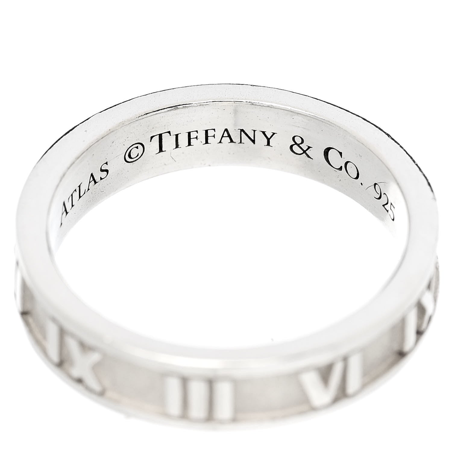 Tiffany Sterling Silver Narrow Atlas Ring 47 4 4 of 4