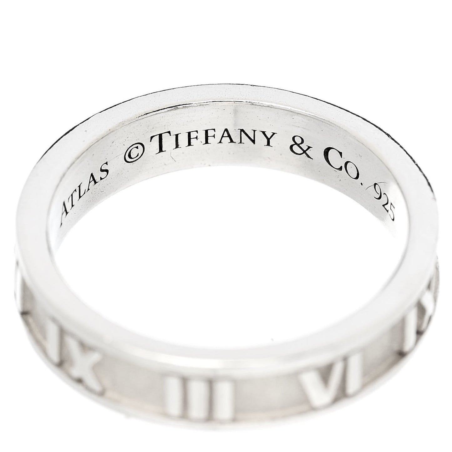 Sterling Silver Narrow Atlas Ring 47 4