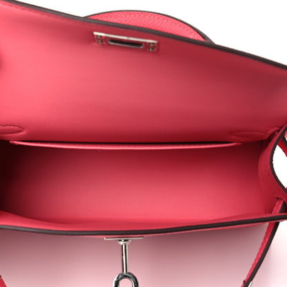 Hermes Epsom Mini Kelly Sellier 20 Rose Azalee 5 of 11
