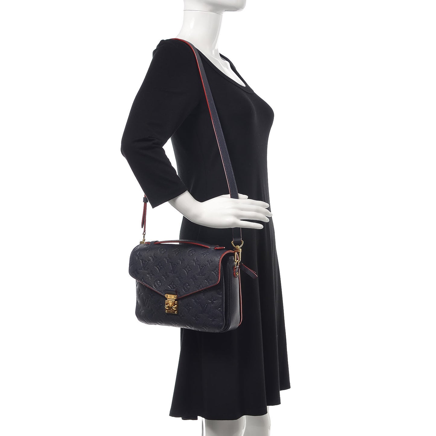 Empreinte Pochette Metis Marine Rouge