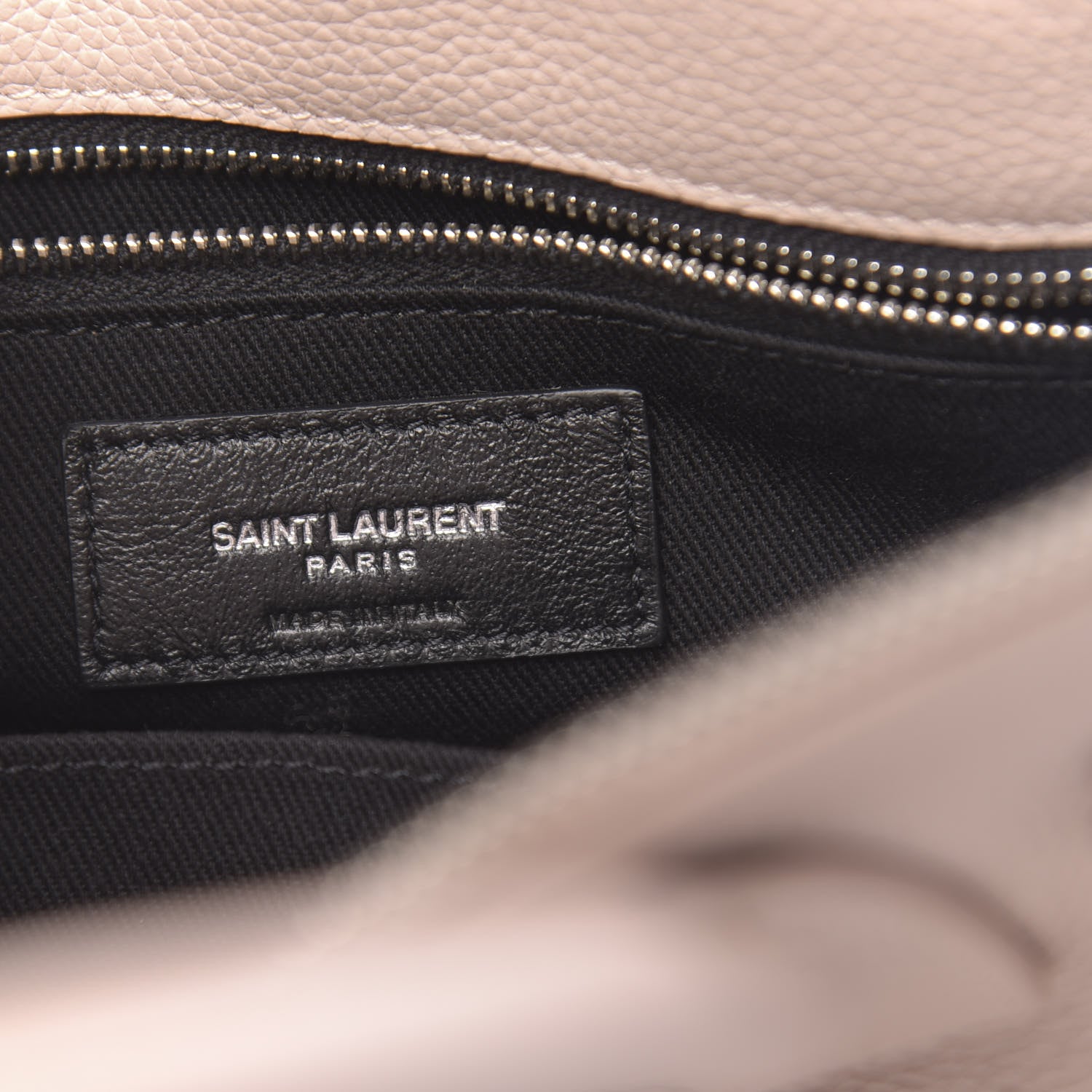Saint Laurent Grained Calfskin Baby Sac De Jour Souple Marble Pink 7 of 10