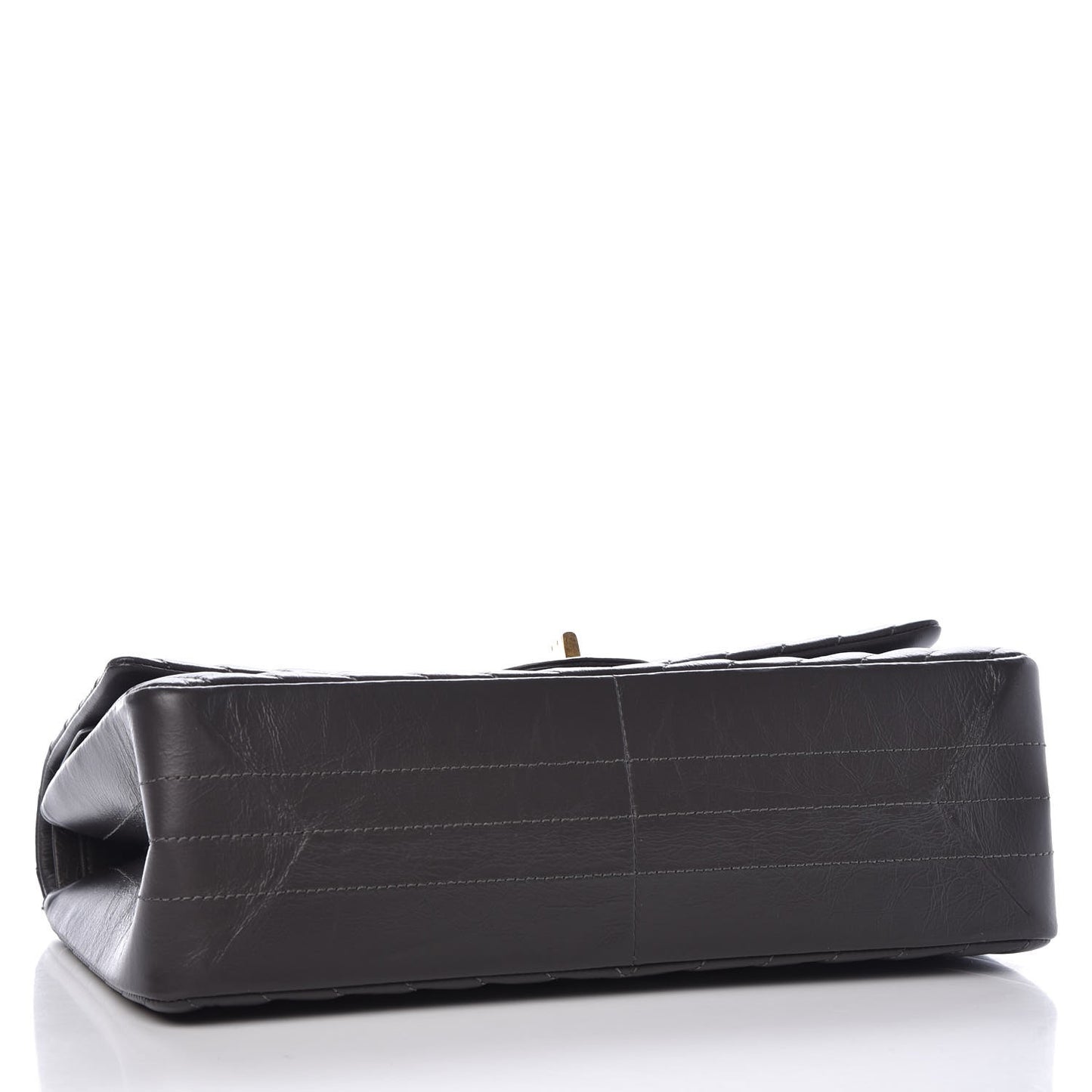 Aged Calfskin Chevron 2.55 Reissue 226 Dark Grey