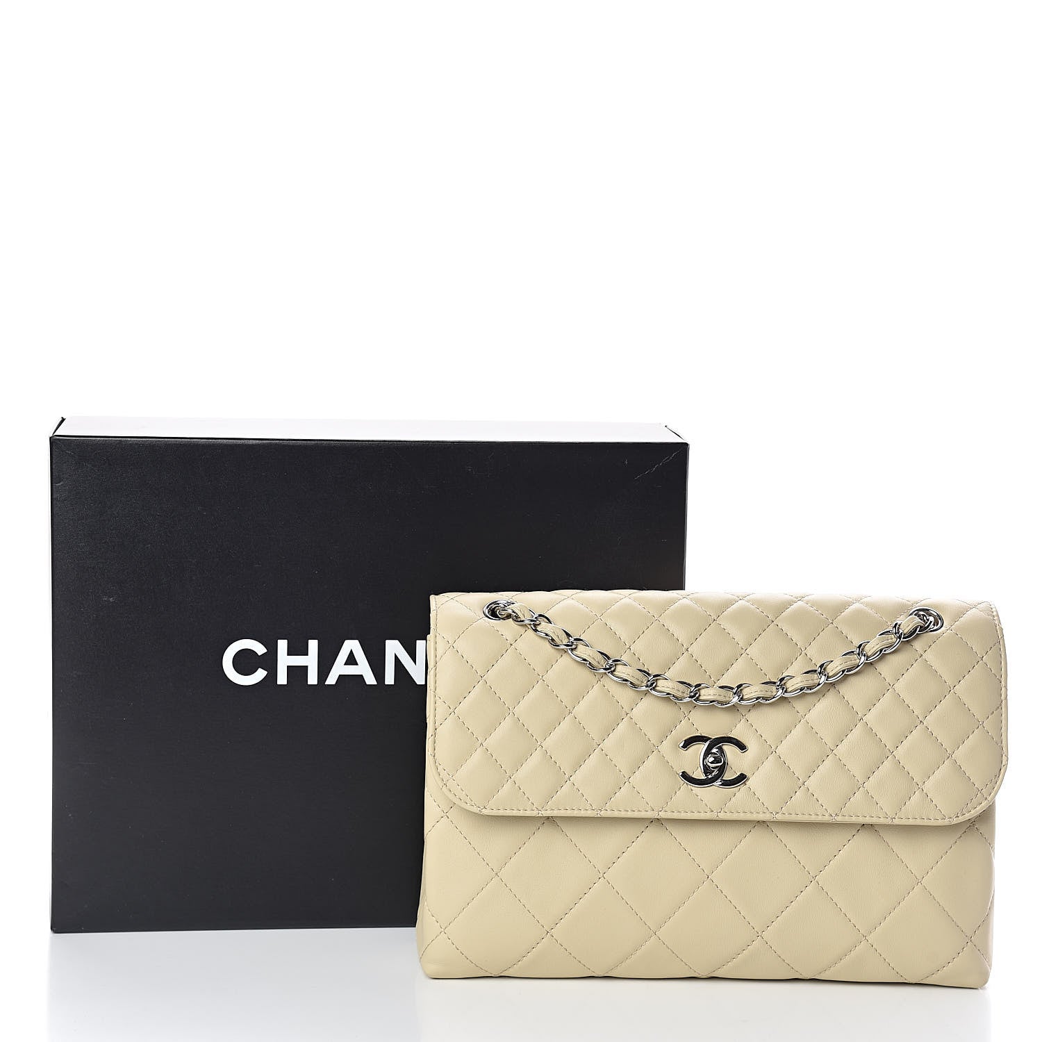 Chanel Calfskin Quilted In the Business Flap Bag Beige Clair 12 of 12