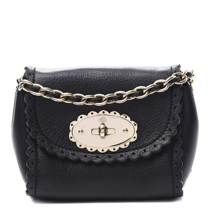 Mulberry Soft Matte Calfskin Mini Cookie Flap Black 1 of 9