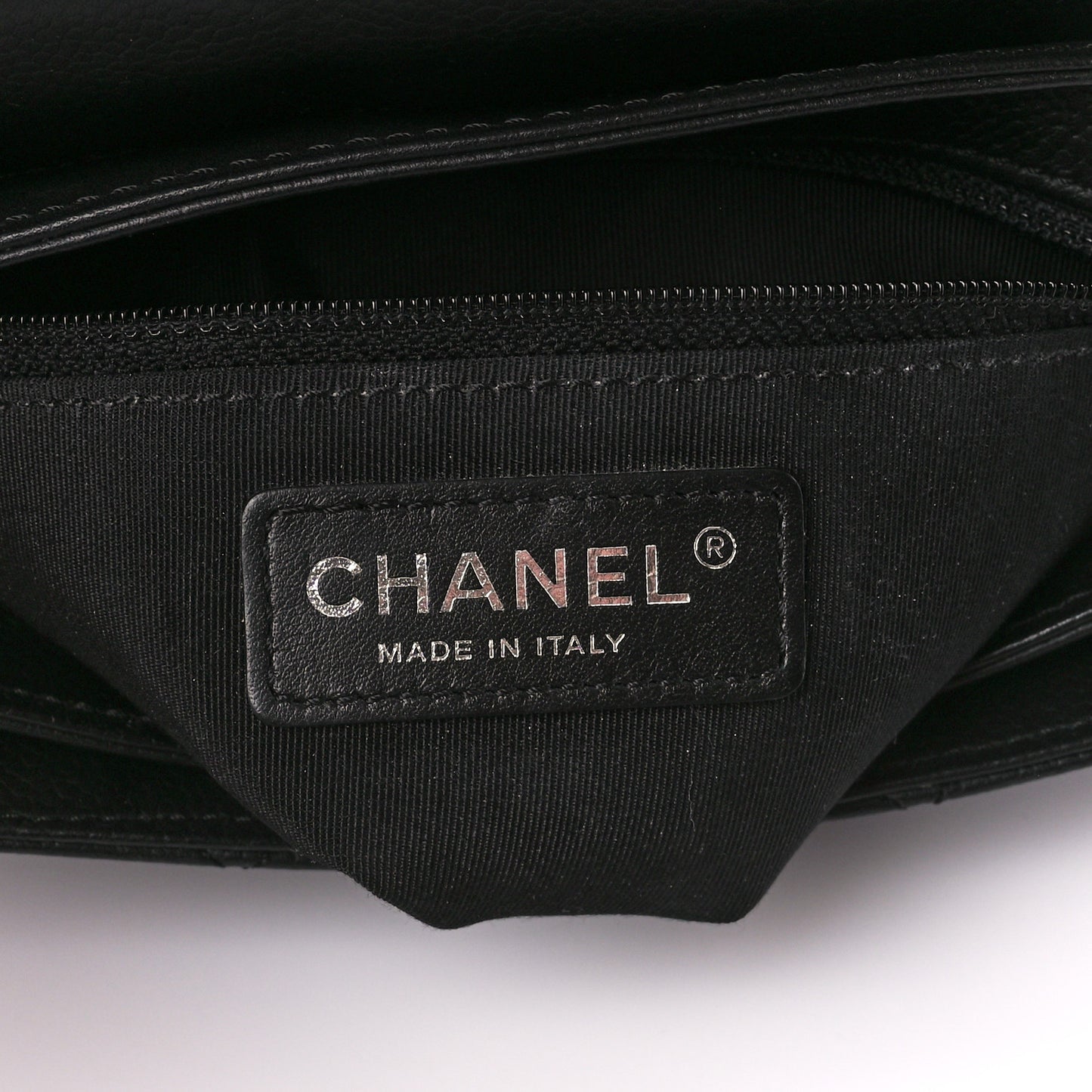Caviar All About Flap Bag Black