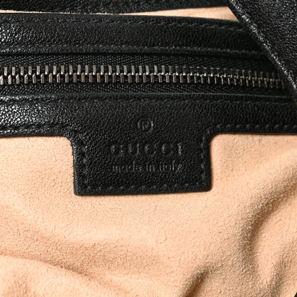 Gucci Goatskin Monochrome Large Aphrodite Shoulder Bag Black 6 of 10