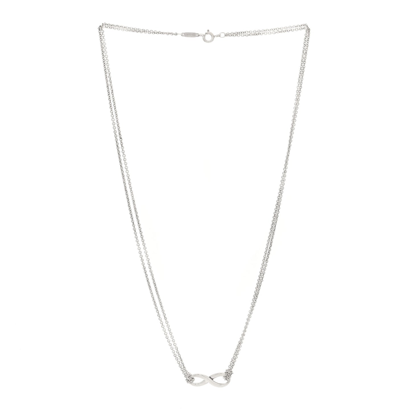 Sterling Silver Infinity Pendant Necklace