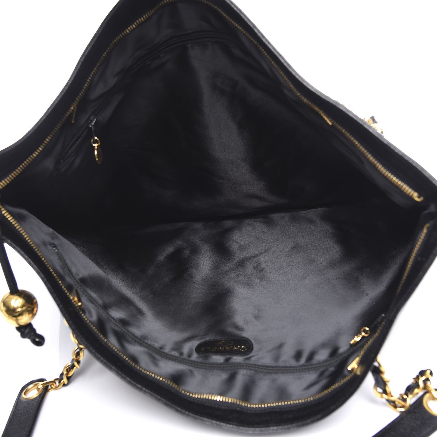 Chanel Caviar CC Shoulder Bag Black 4 of 11