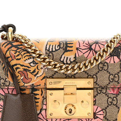 Gucci GG Supreme Monogram Bengal Small Padlock Shoulder Bag Beige Pink 8 of 14