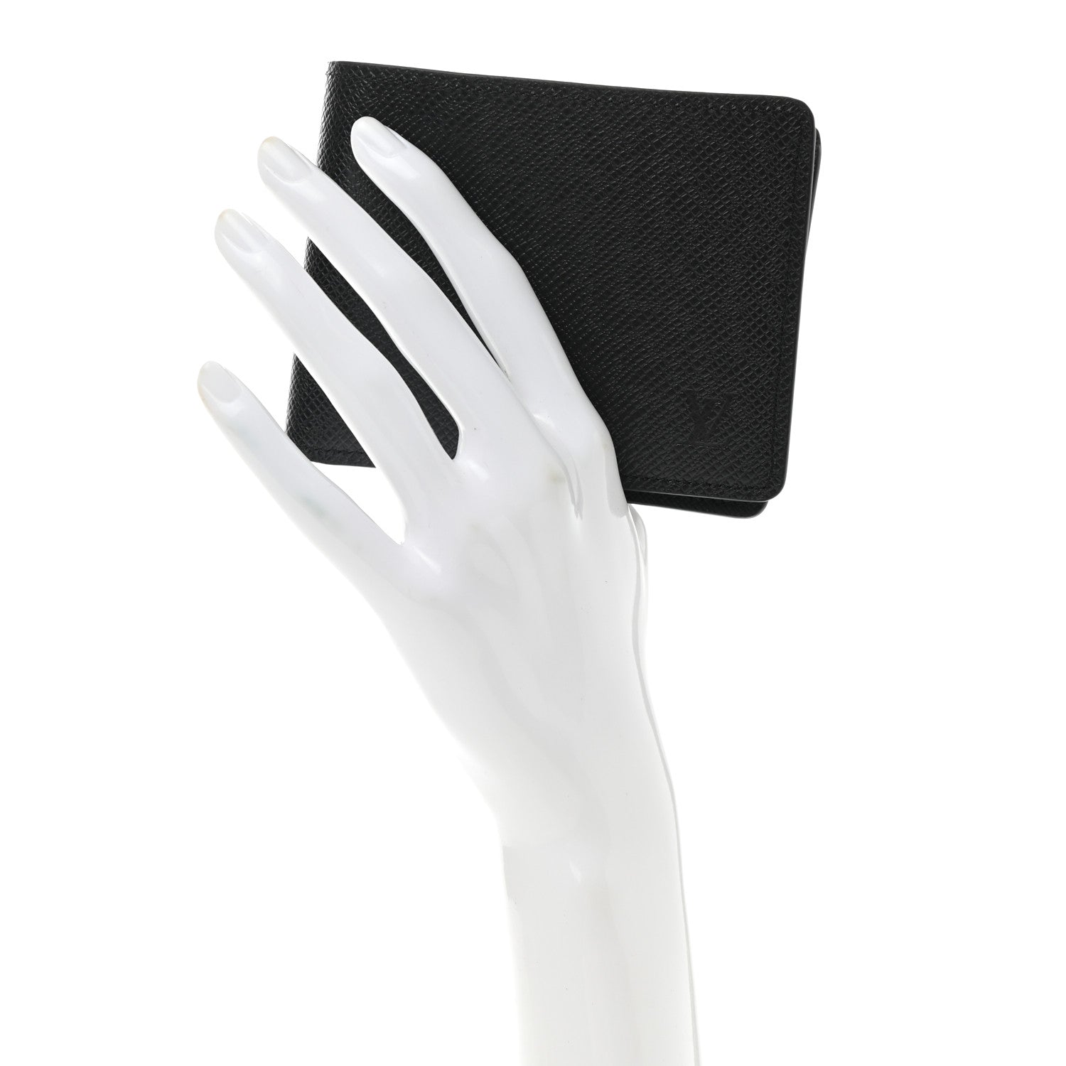 Louis Vuitton Taiga Slender Wallet Black 2 of 7