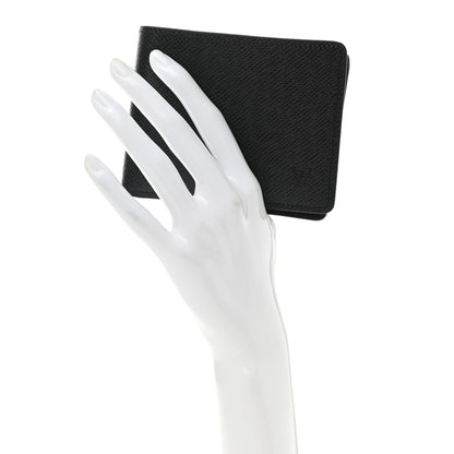 Louis Vuitton Taiga Slender Wallet Black 2 of 7