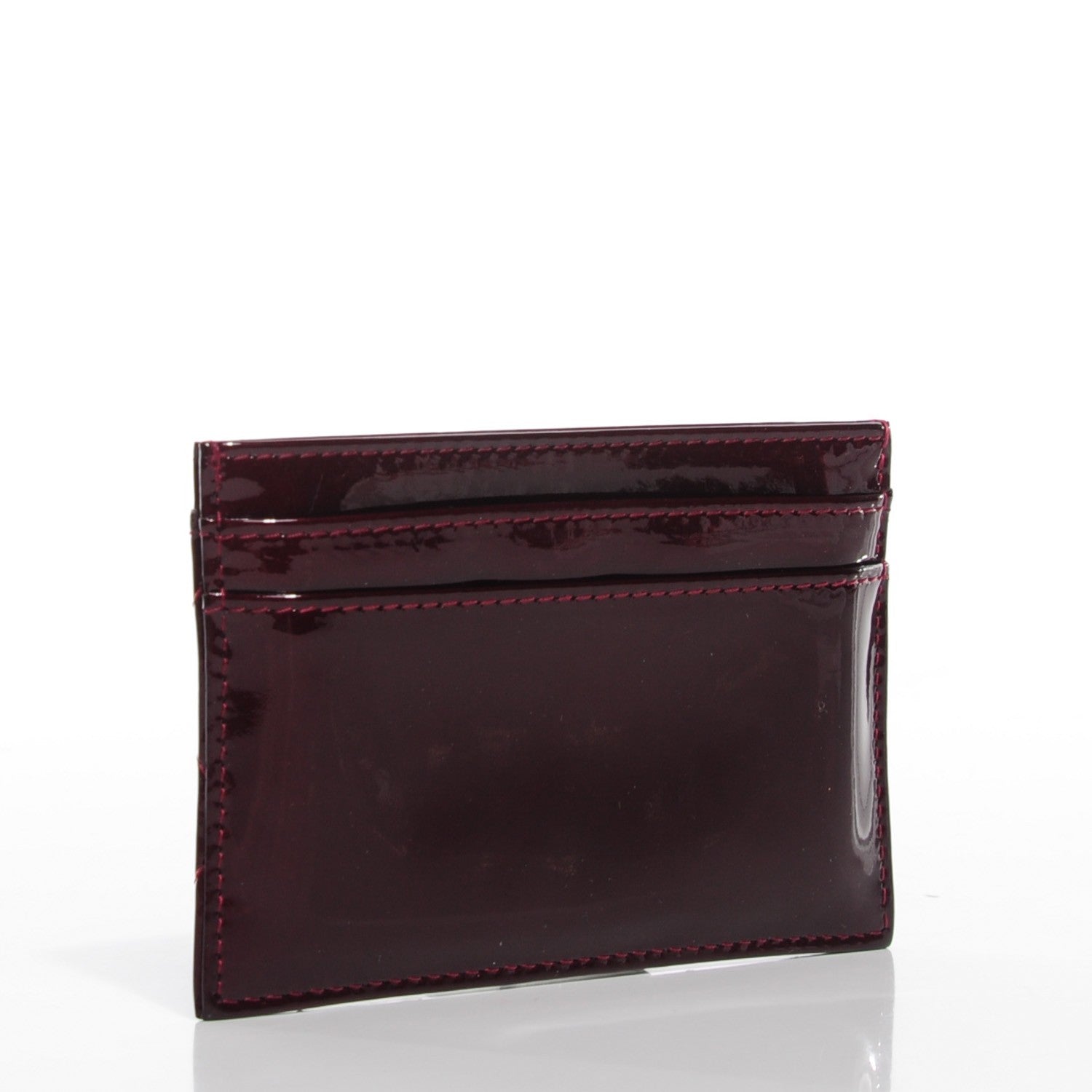 Chanel Patent Calfskin Quilted Brilliant Card Holder 3 of 9