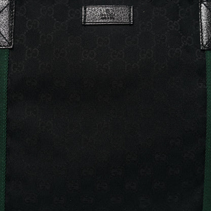 Gucci GG Monogram Web Medium Collapsible Carry On Duffle Black 7 of 15
