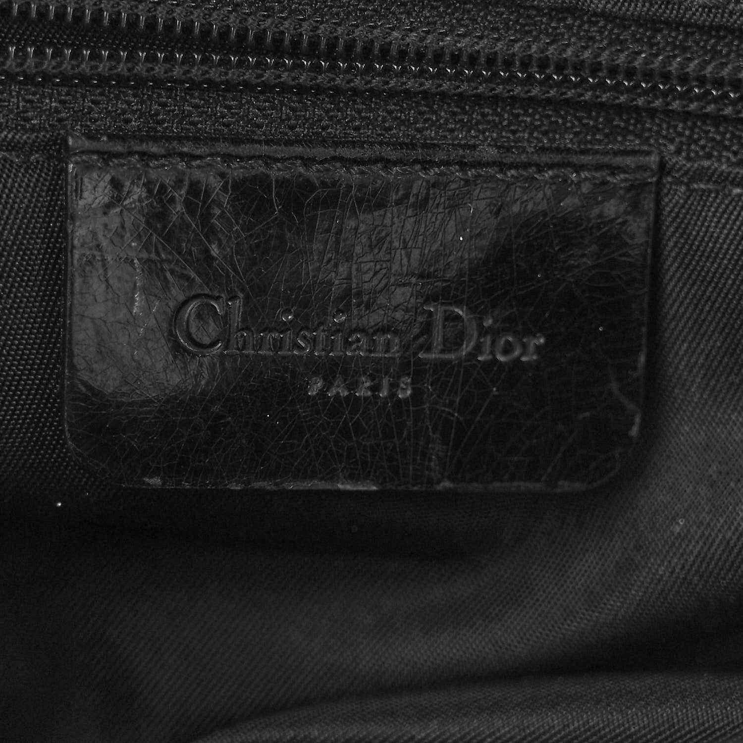 Christian Dior Nylon Saddle Bag Black 6 of 15