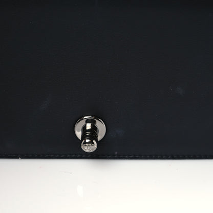 Chanel Calfskin Chain Chevron Small Boy Flap Black 10 of 10