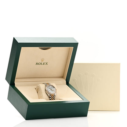 Rolex Stainless Steel 18K Yellow Gold Diamond Bezel 31mm Oyster Perpetual Datejust Watch 278383RBR 5 of 5