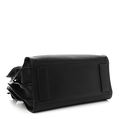 Saint Laurent Grained Calfskin Medium Souple Sac De Jour Black 4 of 12