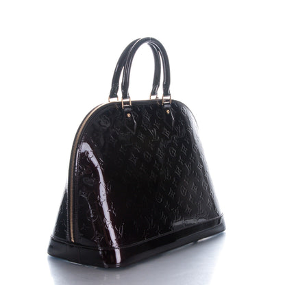 Louis Vuitton Vernis Alma GM Amarante 3 of 7
