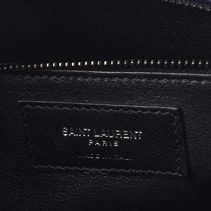 Saint Laurent Smooth Calfskin Small Double Face Sac De Jour Marine Black 6 of 8