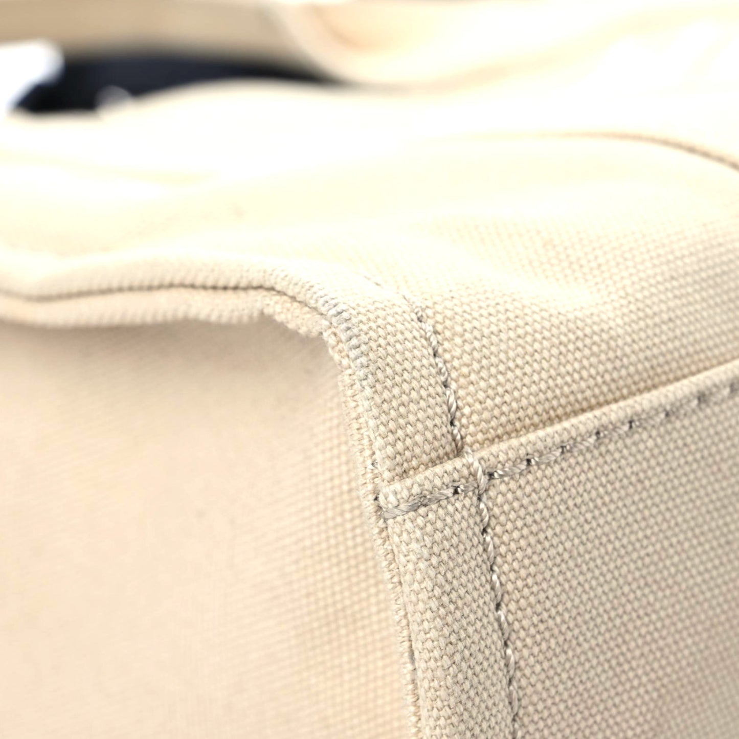 Cotton Canvas Medium The Traveler Tote Bag Beige