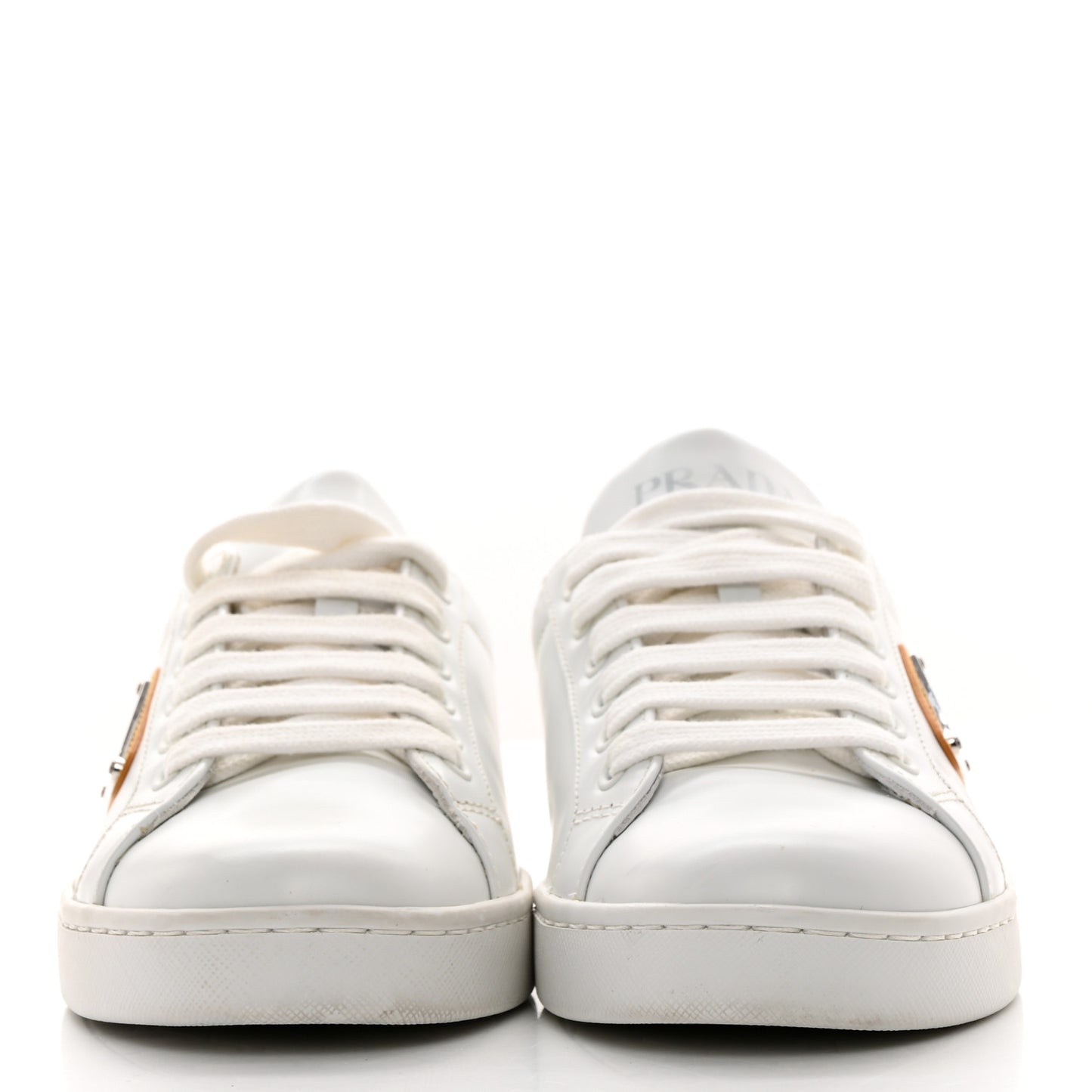 Spazzolato Rois Metal Triangle Logo 25mm Sneakers 35.5 White Soleil