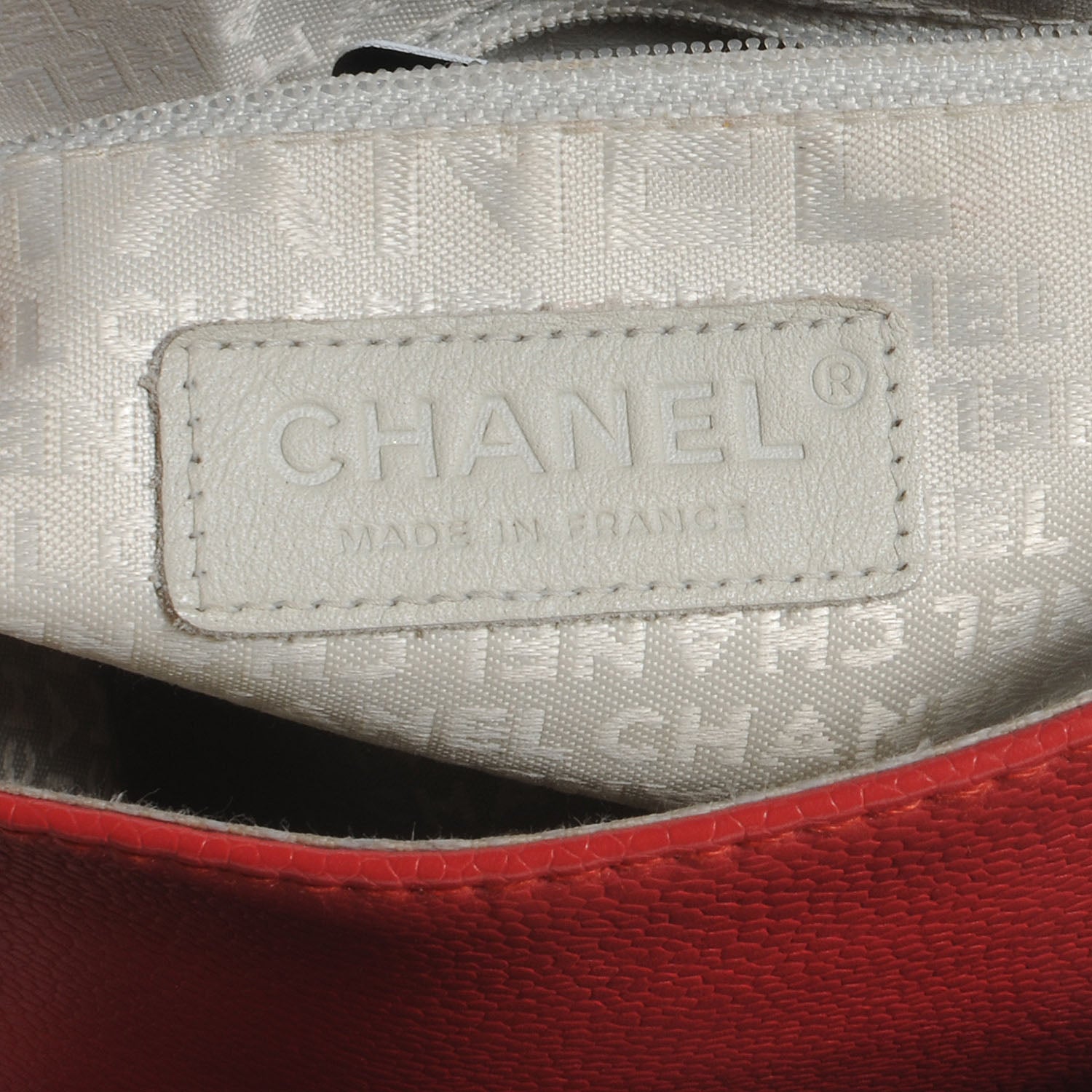 Chanel Caviar Small Accordion Flap Red 6 of 7