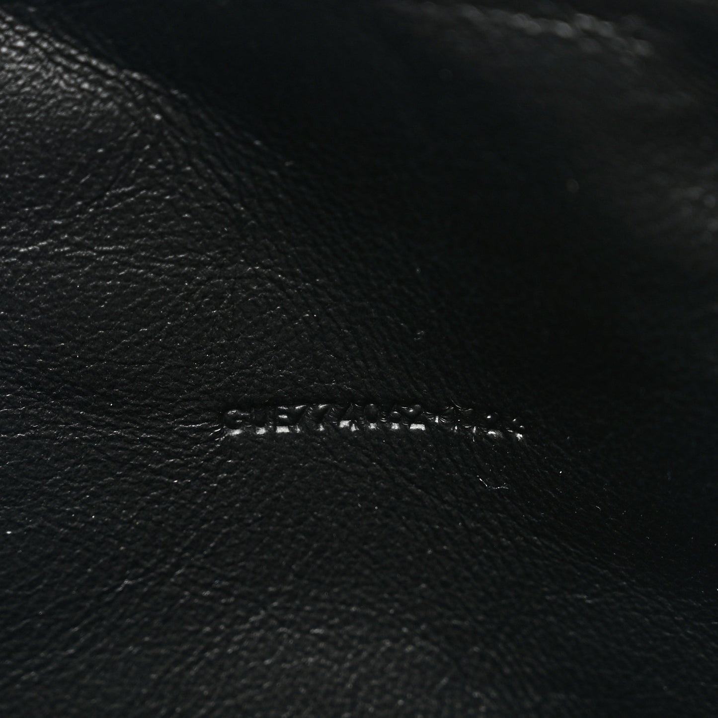 Lambskin Long Calypso Pouch Black