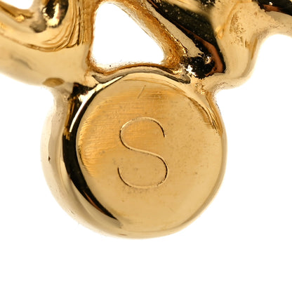 Chanel Metal Crystal Gabrielle Chanel Bracelet S Gold 4 of 6